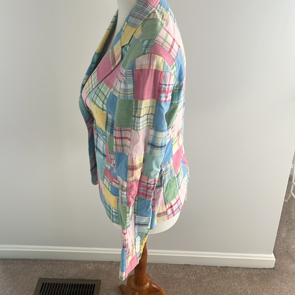 Brooks Brothers Vibrant Pink and Blue Blazer - Picture 5 of 11